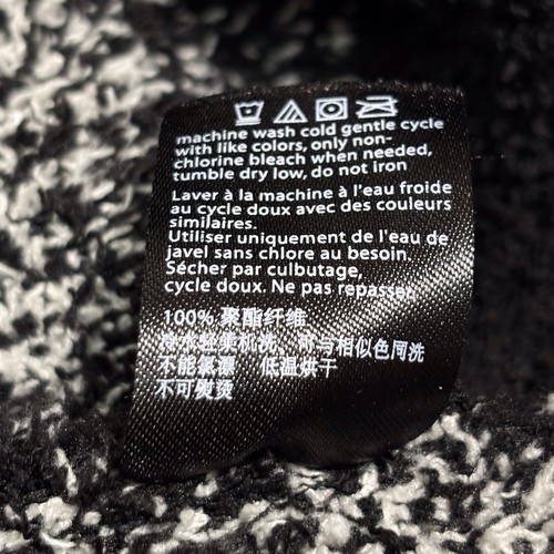 Suéter Barefoot Dreams CozyChic Copo de Nieve junto al Mar Negro Blanco Grande Cuello Redondo - Imagen 9 de 9