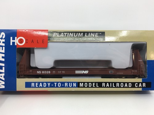 Coche plano HO Walthers 932-41603 Norfolk Southern 50’ SIECO NS #111328 | Condition: Used