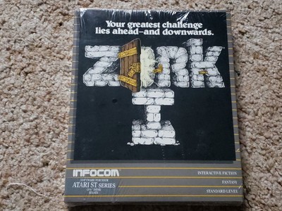 Zork I By Infocom For The Atari ST Brand New Sealed 520 1040 One 1