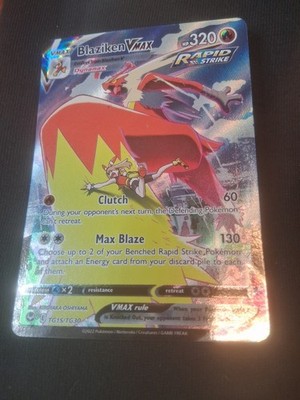 The Pokémon Company Blaziken VMAX TG15/TG30 Swsh12 TG Holo ENG 320HP