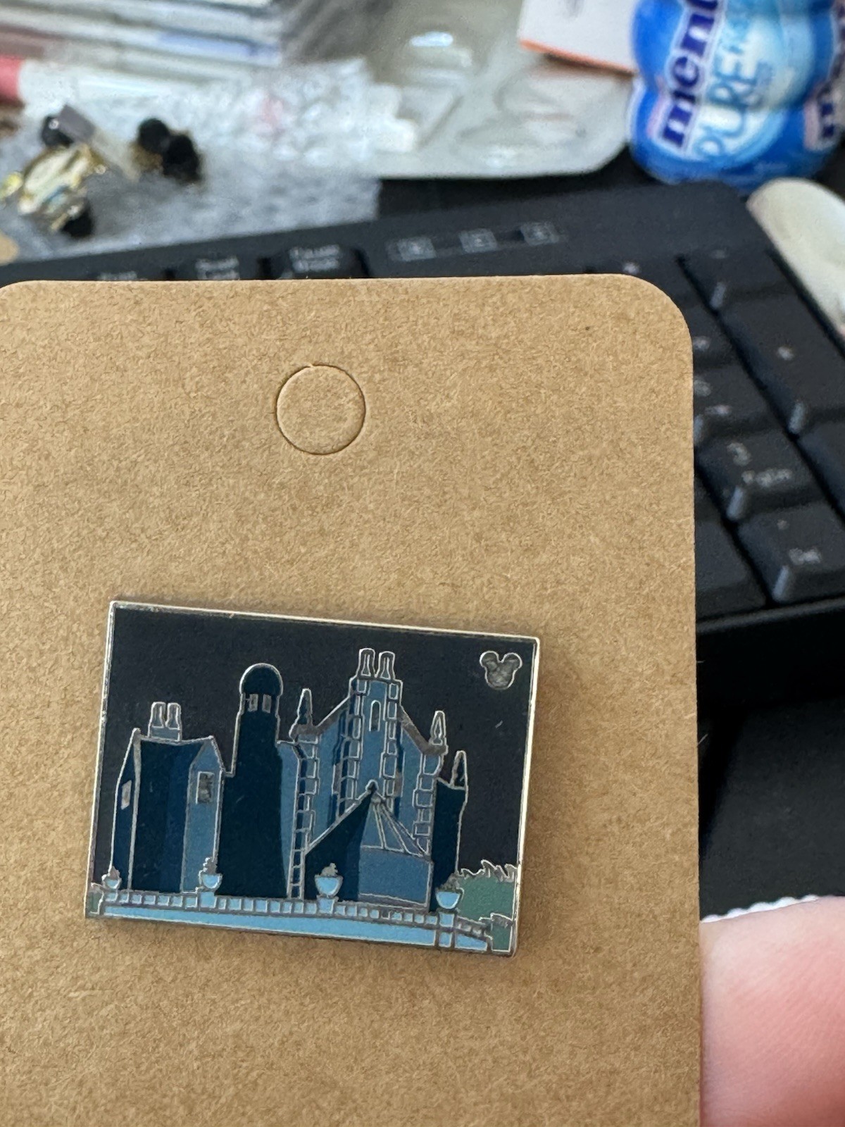 Disney Attractions Hidden Mickey Pin ~ Haunted Mansion