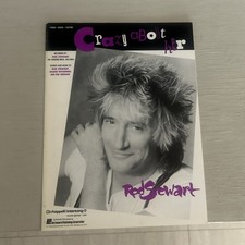 ROD STEWART Crazy About Her 1988 SHEET MUSIC P/V/G