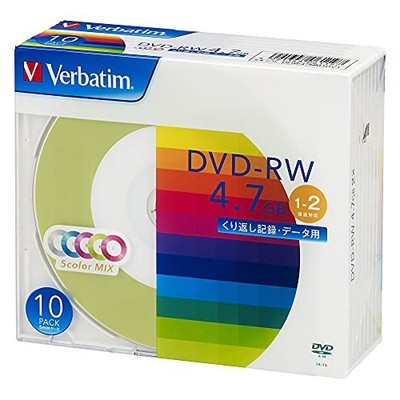Verbatim DVD-RW 4,7GB 10er Pack DHW47NM10V1