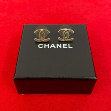 Chanel Coco Mark Earrings Women Gold One Size 639079