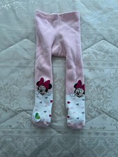 Disney Minnie Maus Strumpfhose Rosa – Bio-Baumwolle – Gr. 74/80 – Neu