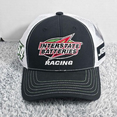Ty Gibbs 54 Interstate Batteries JGR NASCAR Mesh Snapback Adjustable Hat Cap NWT