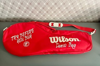 Original Wilson Hammer Demo Bag Profi Tennis Schläger Tasche Sporttasche rot