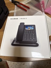 TELEFONO VOIP TECDESK MODEL 4 FUNZIONA CON TUTTE LE SIM SENZA LINEA FISSA CASA