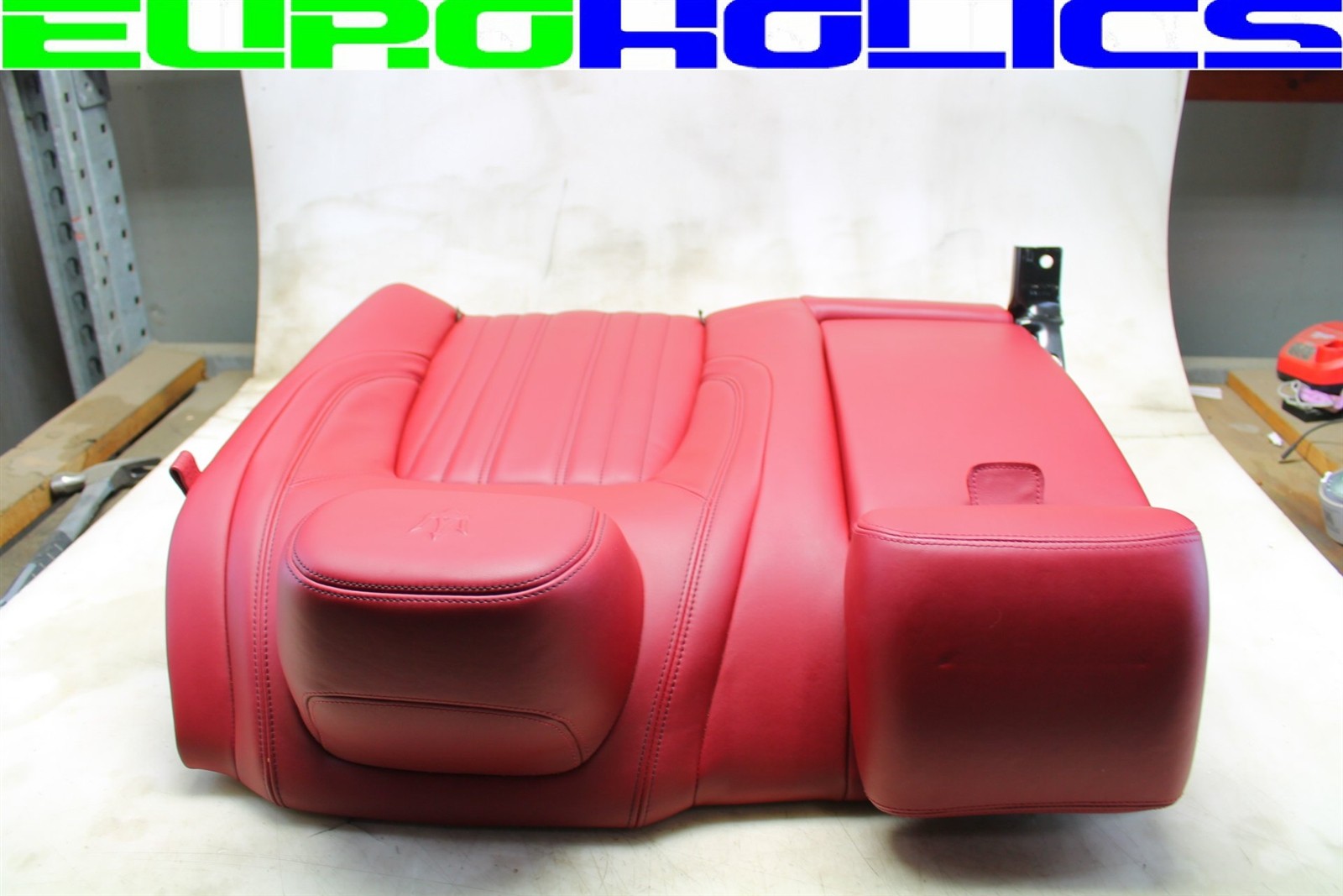 OEM Maserati M157 Ghibli 14-23 Rear Left Upper Seat Cushion W/ Armrest Red 