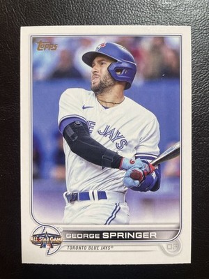 George Springer MLB 2022 Update ASG23 Star Toronto Blue Jays Player Card Used 44