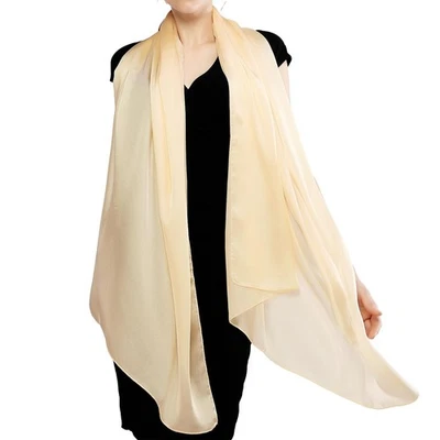 Stola Damen Festlich für Abendkleid Hochzeit Beige Schal Tücher Schultertuch ... - Bild 1 von 4