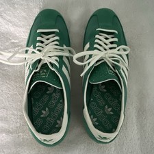 adidas Green/White Low Top Lace-Up Sneaker Ru...