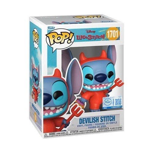 Funko Pop! Vinyl: Disney - Devilish Stitch - Entertainment E