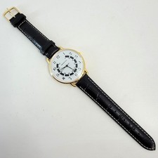 Hadley Roma Genuine Italian Calfskin 18mm Black Watch Strap NEW Watch Case