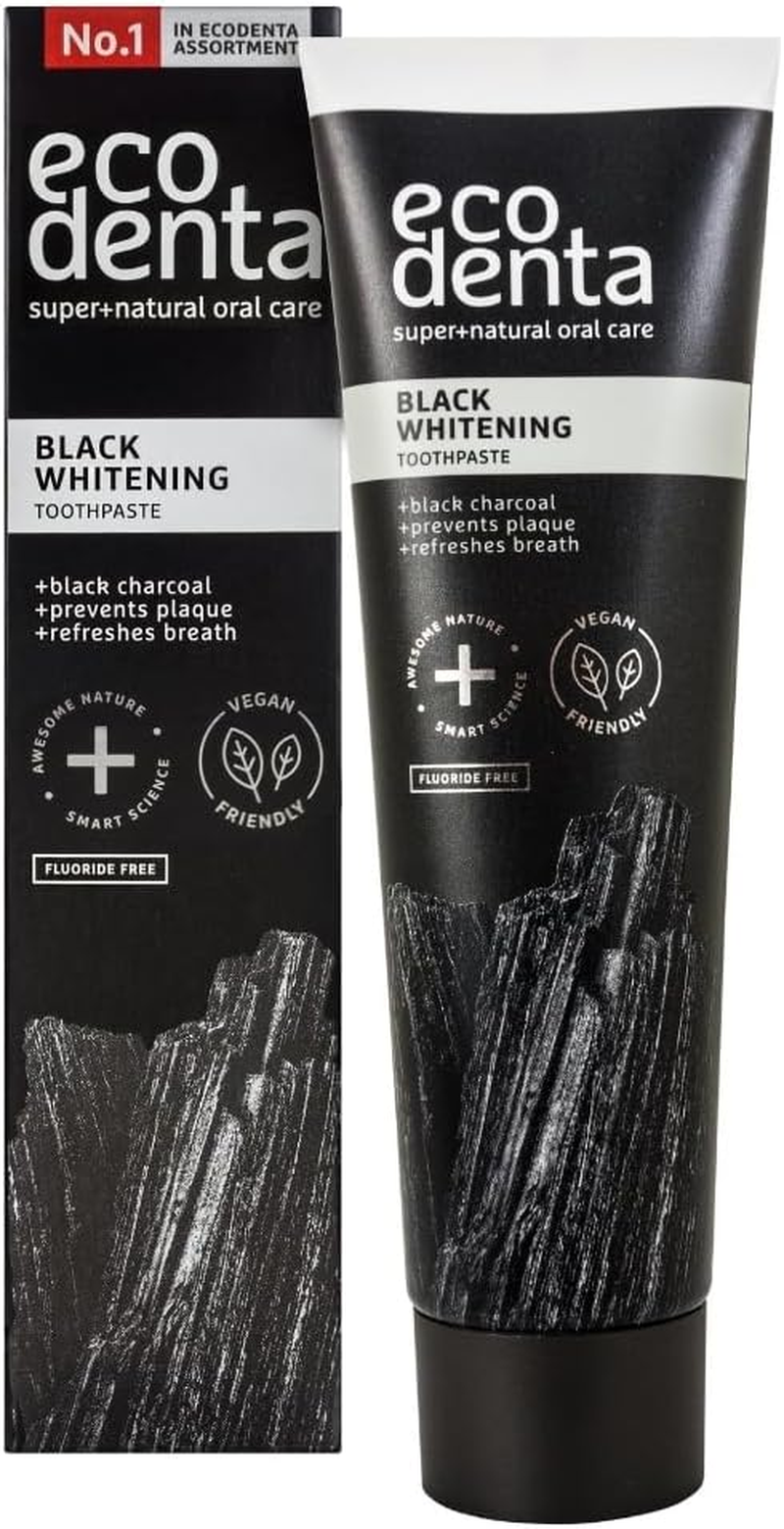 Charcoal Toothpaste, Teeth Whitening I Naturally Whitens Teeth and Removes Plaqu