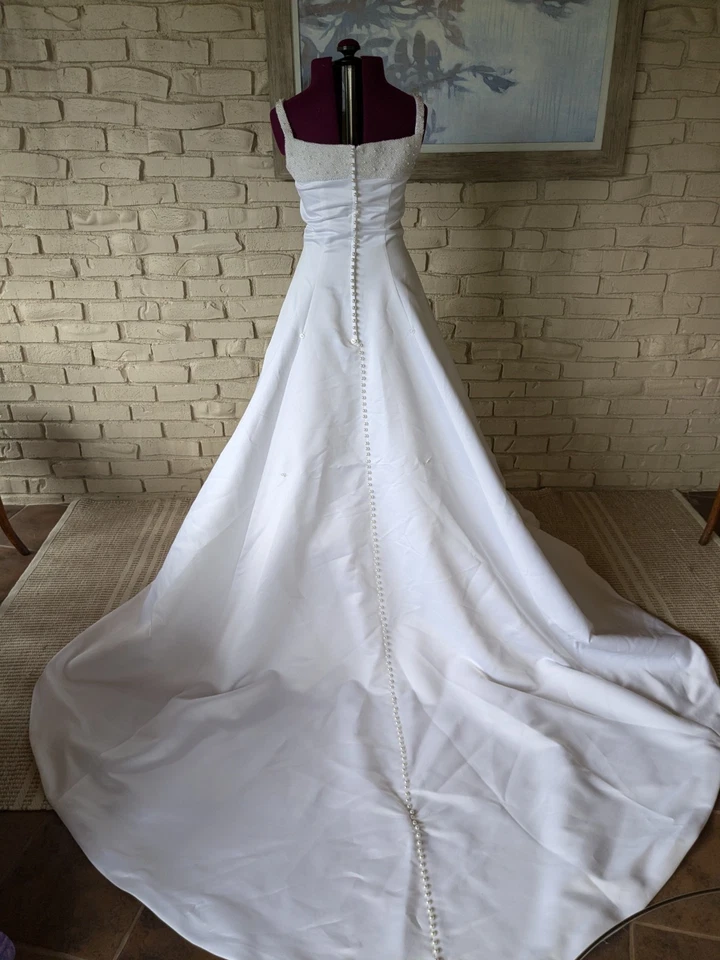 Vestido de novia vintage 1973 Alfred Angelo Pearl Foto 4 de 4