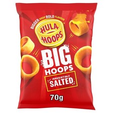 Hula Hoops Big Hoops Salted Crisps 70g x20 - Bulk Value