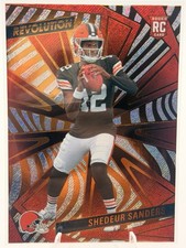 2025 Panini Revolution Shedeur Sanders #239 Rookies Red Storm RC Browns