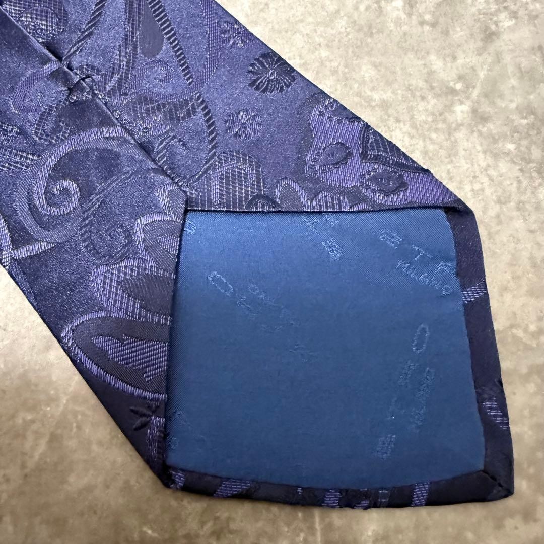 ETRO Tie Navy Botanical pattern - image 5