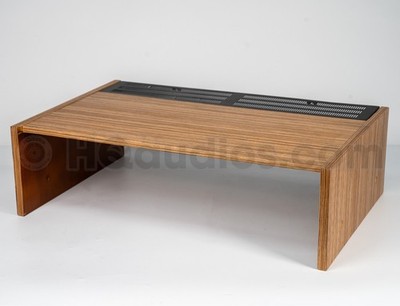 Wood Case for Sansui QRX-9001   Plywood with Natural Walnut Color  10-Year WRT