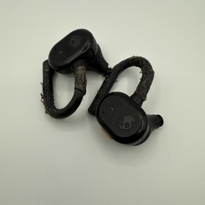 Skullcandy Ear Hook Push Earbuds Wireless Bluetooth AS IS PARTS ONLY NO RETURNS