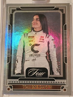2025 Panini Turn Four Racing NASCAR Toni Breidinger /10 Gold Base #18    