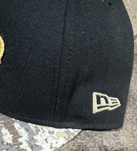 New Era 59FIFTY Fitted New Orleans Saints Salute To Service Hat Men's Sz 7 - Picture 2 of 7