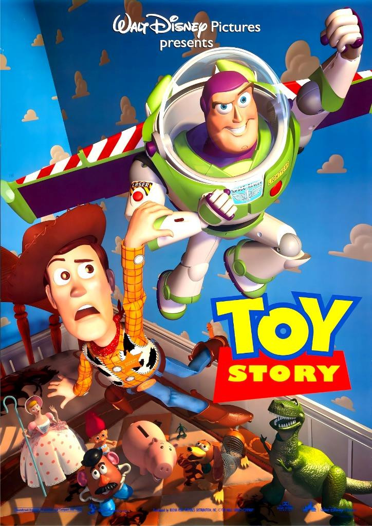 Toy Story 1995 Movie Poster A5 A4 A3 A2 A1 | eBay UK