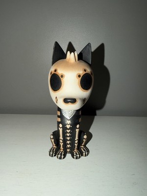 Xico Calavera Vinyl Figure Hand Painted Xoloscuintle Dog From Mexico City