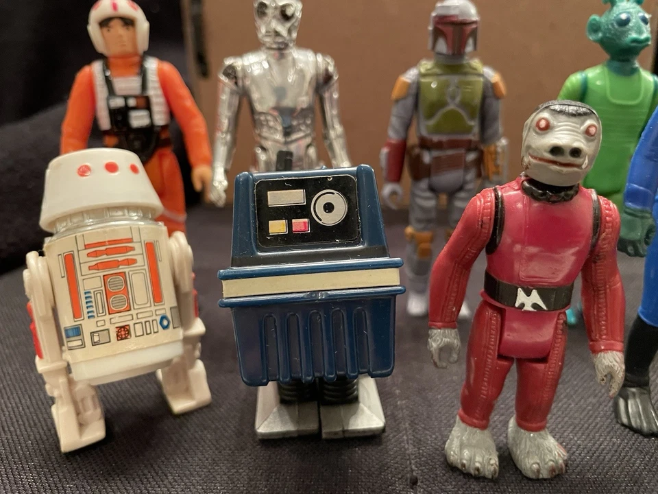 Star Wars Vintage 1978 Original Kenner Action Figure Lot Boba Fett R5-D4 & More - Image 2 of 4