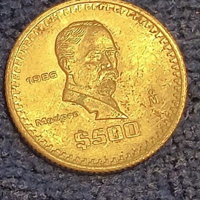 メキシコ硬貨 フランシスコ・マデロ500ペソ 1枚 100ペソ 4枚セット メキシコ硬貨 フランシスコ・マデロ500ペソ 1枚 100ペソ 4枚セット