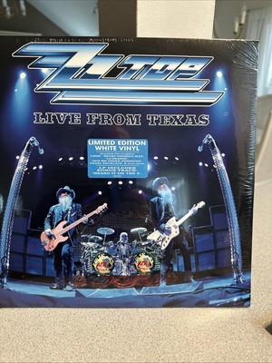 ZZ Top- Live From Texas-Blue Vinyl-Limit Edition- New - Sealed