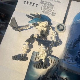 LEGO Bionicle Vahki KEERAHK 8619 Complete with Disk 447  Instructions Canister