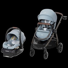 Maxi-Cosi Mico Luxe Travel System Stroller  Car Seat, hope gray Single
