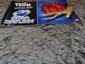 Deep Fear Sega Saturn Game Original Instruction Manual ONLY 