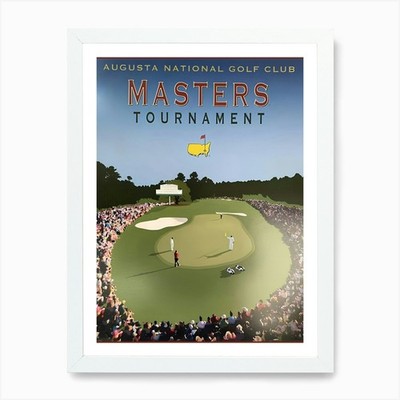 Augusta National Golf Masters Tourn gerahmtes Wandbild Poster Leinwanddruck Bild