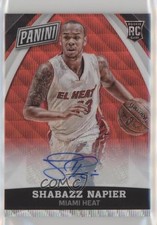2015 Panini National Convention VIP Red Wave Prizm 11/25 Shabazz Napier Auto 0c2