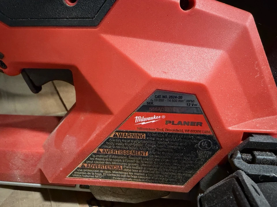 Milwaukee 2524-20 12V Cordless Brushless 2" Planer (Tool Only) - Image 3 of 4