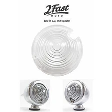 2FastMoto Bullet Zeppelin Light Clear Lens Replacement  2fm-61-73134 