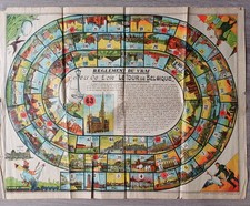 Jeu de l'oie "Le tour de Belgique"