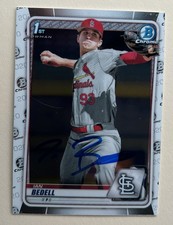 IAN BEDELL SIGNED 2020 BOWMAN DRAFT Chrome BASEBALL ROOKIE CARD AUTO Autograph