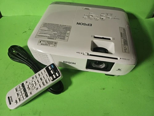 Epson PowerLite 109W 3LCD WXGA Projector 4000Lumens with new lamp