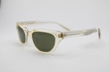 NEW OLIVER PEOPLES OV 5512SU 109452 CLEAR BEIGE AUTHENTIC SUNGLASSES 52-20