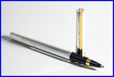 Rare S.T. DUPONT Paris Rollerball Vintage In Gold  Silver