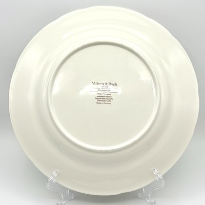 Villeroy Boch Geranium 12.5” Round Serving Platter Flowers Vines