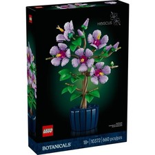 LEGO Hibiscus 10372 Botanicals Collection Set, 660 Pieces, Complete