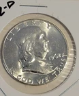 1962 D Franklin Half Dollar 90% SILVER  Choice Bu Great Looking Coin!
