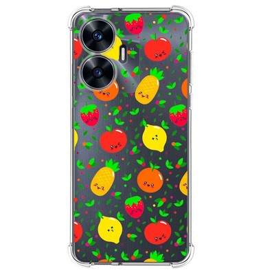 Custodia In Silicone Trasparente Per Realme 14 Pro 5G Design Flamenco