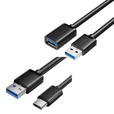 USB3.0 Male to Female Extension Data Cable Converter Adapter Extender for Mouse