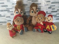 ALVIN AND BRITTANY PLUSH LOT FROM THE ALVIN AND THE CHIPMUNKS MOVIES